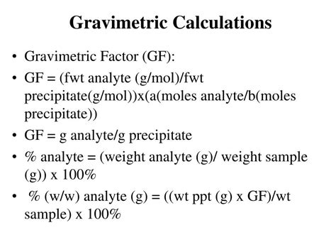 gravimetric method examples|gravimetric analysis calculations pdf.